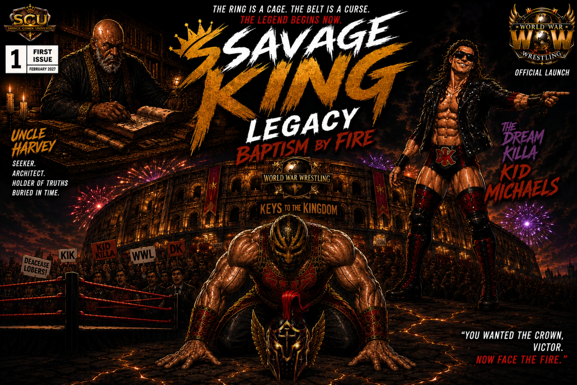 The Savage King: Legacy #001 cover